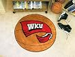 Western Kentucky Hilltoppers 29" Round Basketball Floor Mat (Rug)