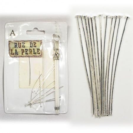 SG Paris - Rue De La Perle - Perles Fantaisie Clou A Tete 38 Mm / 12 Pieces