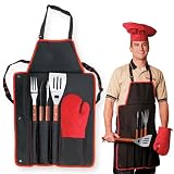Picnic Time BBQ Apron Tote