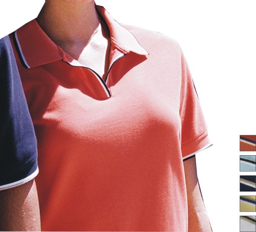 Click here to buy Izod - Two - color Tipped Pique Sport Shirt (13Z0043).