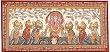 Paintings in India Wall Decor Patachitra Organic Color on Paper 7.25 x 15 inches