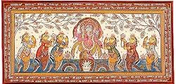 Patachitra Organic Color Paintings of India Wall Decor