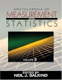 Encyclopedia of Measurement and Statistics 3-Volume Set