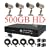 USA Security Store -- CCTV 4 Sharp CCD Day/Night Vision Color Cameras with one 4 Channels Video audio H.264 Security Surveillance DVR Digital Video Recorder System Built-in 500GB HDD, Included 4x65FT video cables and Power Supplies KIT. Supports Network Remote Viewing Over Internet, Windows IE, iPhone, Windows Mobile, and Apple Mac FireFox.