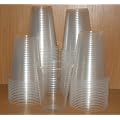 100 Plastic Disposable Clear Cups or Drinking Glasses