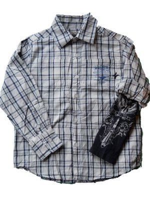 Hurley Boys Two Layer Tattoo Long Sleeve Shirt