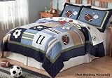 All State Twin Quilt with Pillow Sham