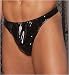 Men's Vinyl Thong in One Size, Plus Size