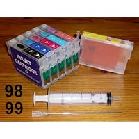 double2ink, Non-OEM Refillable T098 Ink Cartridge for Epson ARTISAN 700 710 725 98