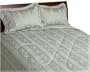 Malibu Shores Jacquard 4-Piece King Comforter Set, Light Green