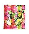Scarf Pink Green Floral Neckerchief 13"x60"