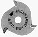 WHITESIDE MACHINE 6700A CARBIDE-TIP 3-WING SLOTTER 1-7/8 DIA X 5/16' BORE X 1/16 (.06...