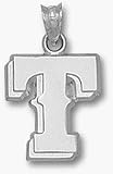 Texas Rangers T 5/8 Pendant - Sterling Silver Jewelry