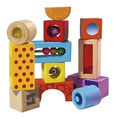 Eichhorn 100002240 - Color Holz-Soundbausteine, 12-tlg., bunt bedruckt