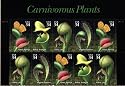 2001 CARNIVOROUS PLANTS #3531a Plate Block of 10 x 34 cents US Postage Stamps
