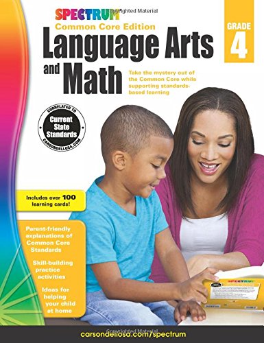 Spectrum Language Arts and Math, Grade 4: Common Core EditionFrom Carson Dellosa