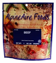 AlpineAire Foods Beef, Cooked, Diced, Freeze-Dried