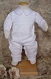 Cotton Knit One-Piece Christening Outfit