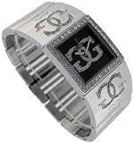 Guess - W14031L1 -Analogique - Montre Femme - Bracelet en Acier Inoxydable Argente - Noir