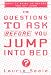 Book The Questions to Ask Before You Jump Into Bed