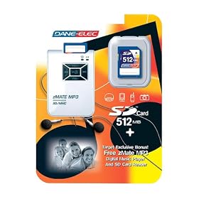 SD512 Memory Card with Free MP3 Digital Music Player - TA-SD0512-D