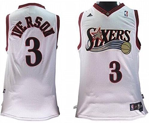 Allen Iverson White Swingman Jersey Size Medium by Swingman