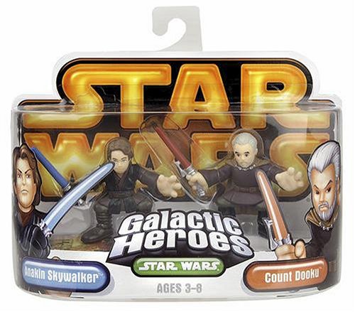 Star Wars Episode 3 Junior Figure 2 Pack Dooku & Anakin