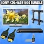 Sony Bravia Z-Series KDL-46Z4100/S 46in. 1080P Silver + Sony DVD Player w/ Wall Mount Accessory Kit