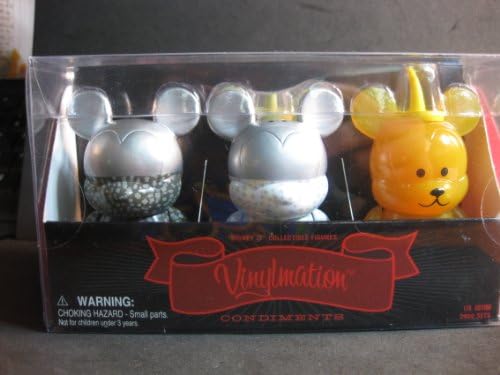 Disney 3" Vinylmation Limited Edition Collectors Series Condiment Set - 6 pieces