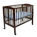 Dream On Me Portable 3-in-1 Crib- Cherry