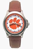 Clemson Tigers NCAA Women's Rookie Watch with Brown Leather Band