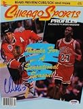Blackhawks Chris Chelios Signed 1992 Chicago Sports Magazine Psa/dna #q12232 - Autographed NHL Magazines