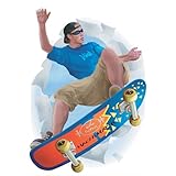 IMAGE OF Blue Mountain Wallcoverings 852183 Skate Boarder Peel & Stick Appliqué