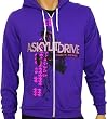 A SKYLIT DRIVE - Wires - Purple Zip Up Hoodie