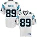 Reebok Carolina Panthers Steve Smith Replica White Jersey