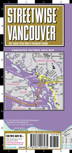 Streetwise Vancouver Map - Laminated City Center Street Map of Vancouver, Canada (Streetwise (Streetwise Maps)) [Folded Map] [Map]