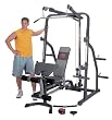 Marcy Diamond Elite MD PWR8 Olympic Power Cage System with Cable Crossover