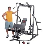 Marcy Diamond Elite MD PWR8 Olympic Power Cage System with Cable Crossover