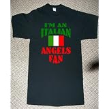 ITALIAN PRIDE ANGELS FAN FLAG BASEBALL ITALY... by Gildan