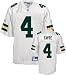 Brett Favre Jersey: Reebok White Replica #4 Green Bay Packers Jersey - XX-Large
