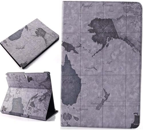 EzydigitalCBCarryberry Samsung Galaxy Note Pro 12.2 & Tab Pro 12.2 Rotating Case Cover - Vegan Leather 360 Degree Swivel Stand for NotePRO (SM-P900) & TabPRO (SM-T900/T905) 12.2-inch Android Tablet with Auto Sleep/Wake Feature-Blue