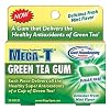 Mega-T Dietary Supplement Sugar Free Green Tea Chewing Gum, Fresh Mint Flavor, 24-Count Boxes (Pack of 4)
