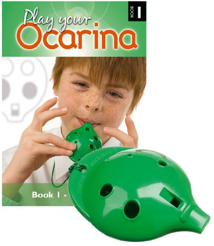 Produkt-Bild: Englische Okarina, GR&Uuml;N, und das erste Buch: Play your Ocarina Book 1, als Set
