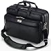 Samsonite Double Gusset Leather Portfolio Computer Case Blac