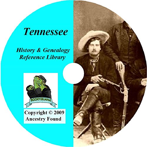 tennessee history and genealogy 76 books on dvd ancestry records family tree