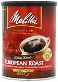Melitta European Roast Extra Dark Ground Coffee, 10.5-Ounce Cans (Pack of 4)