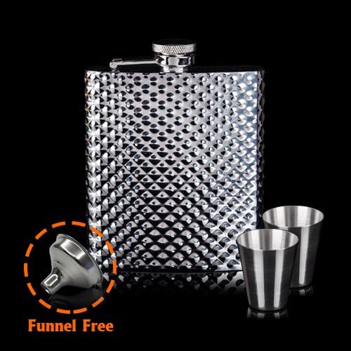 fashion Diamonds shine Flask 8 oz Food Grade Stainless Steel Hip Flask drinkware Alcohol Liquor Whiskey Bottle gifts wine pot