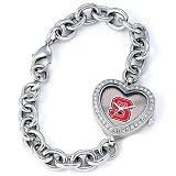 North Carolina State Wolfpack NCAA Womens Heart Watch from Game Time