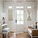 NICETOWN Side Lights Front Door Curtain - Entry Way Decor Room Darkening French Sliding Door Thermal Privacy Window Treatment Drapery Panel (25