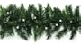 6' x 12" Pre-Lit Battery Operated Wisconsin Christmas Garland - Clear LED Lights